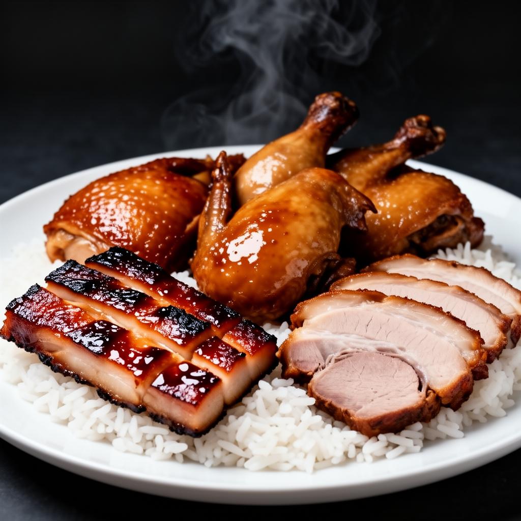 燒味三寶飯