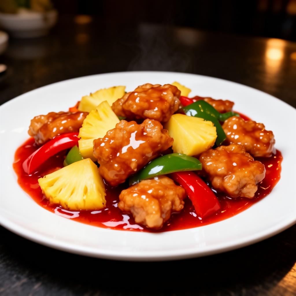 蜜桃咕嚕肉飯